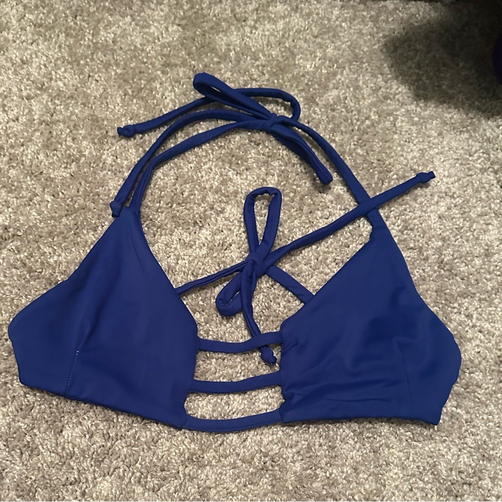 Royal blue swimsuit set